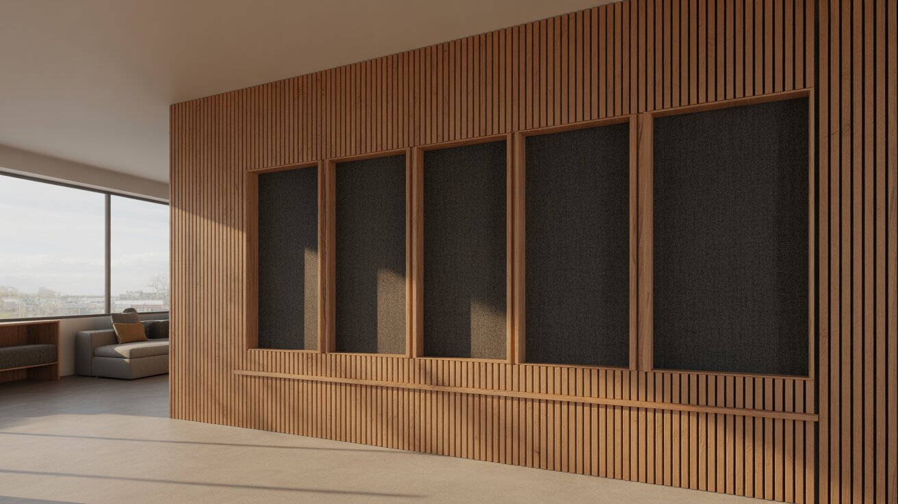 Montera Akustikpanel Ribbvägg Lamellvägg
