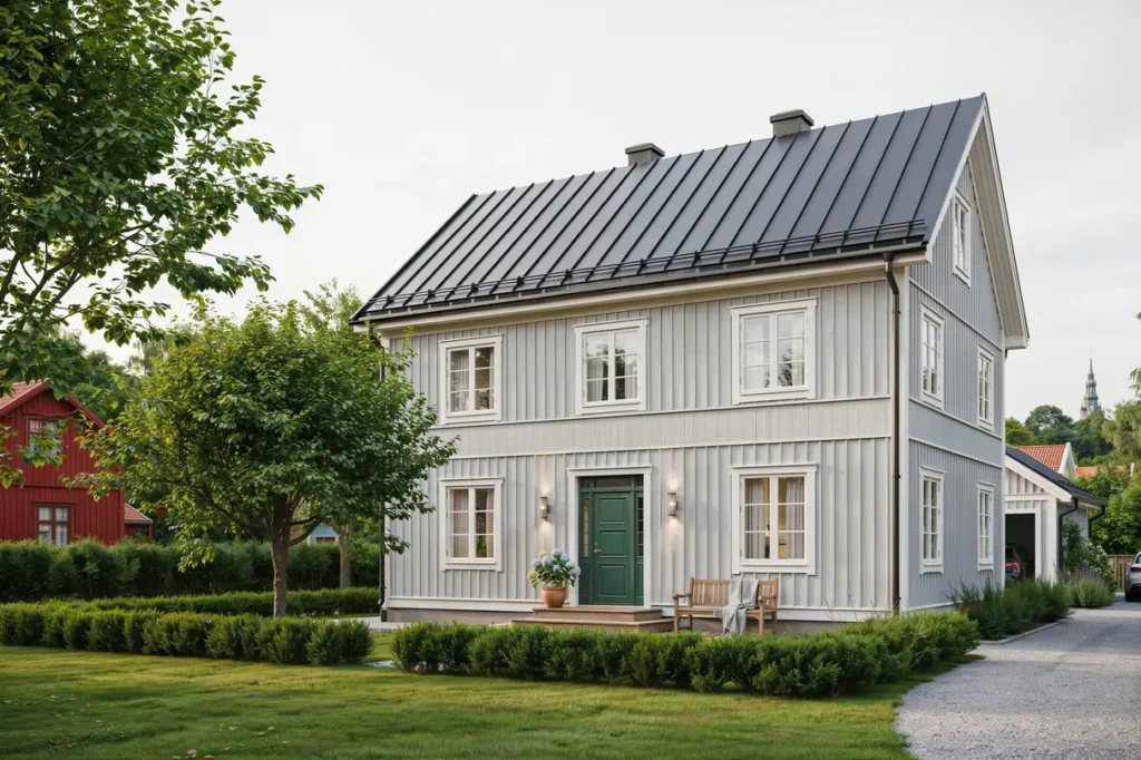 takbyte och renovering av villa i lmsta
