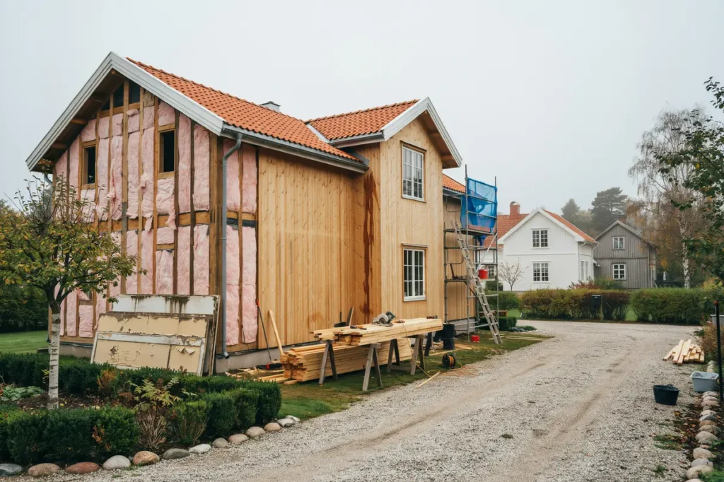 byta panel p huset tecken p skador materialval och smart planering f r villa gare