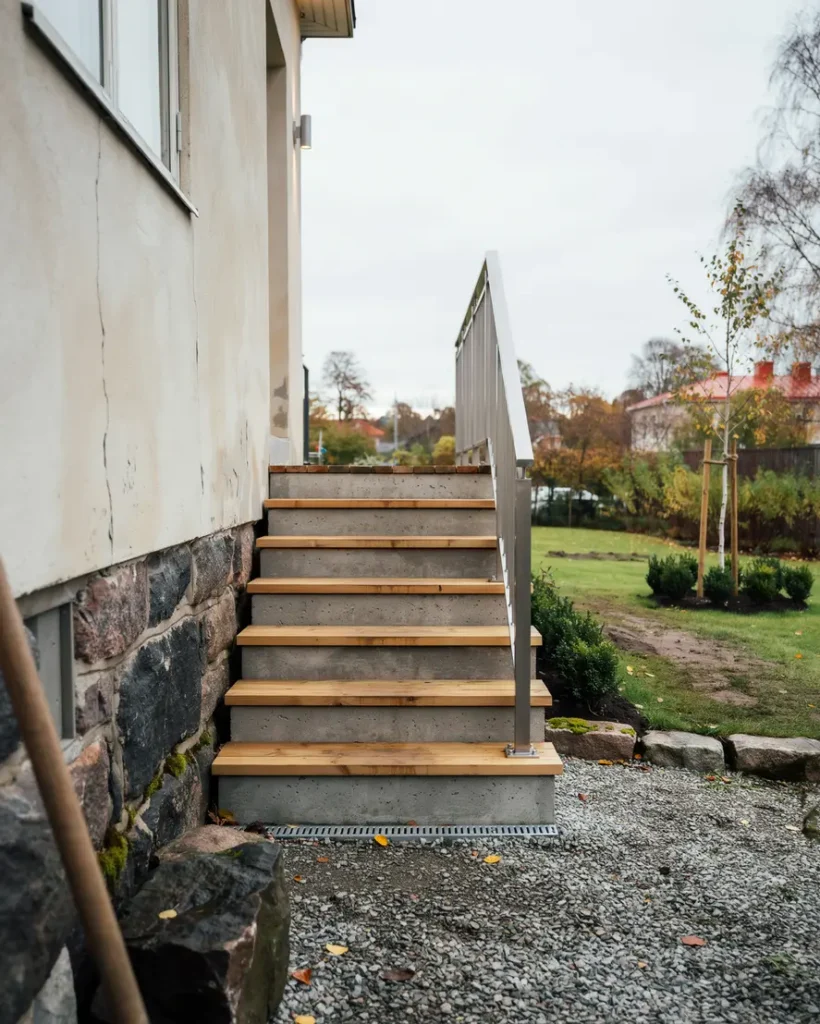 renovera k llartrappan utomhus materialval dr nering och s kra l sningar f r villa gare