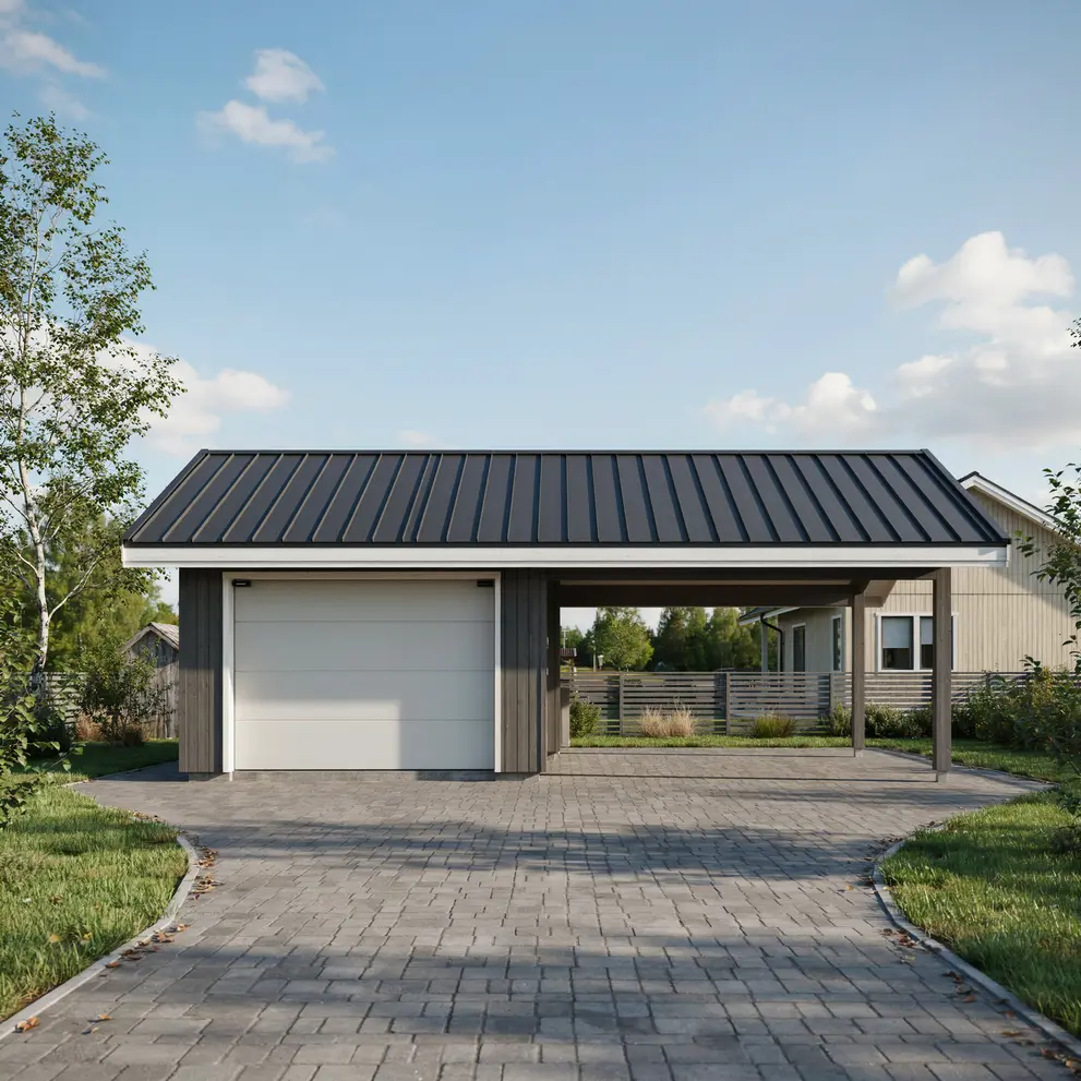 bygga carport garage hallstavik norrtalje uppland roslagen stockholm